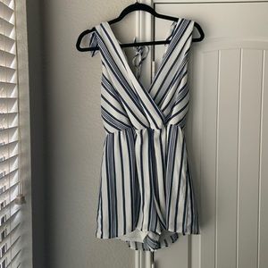 Striped Romper Size L